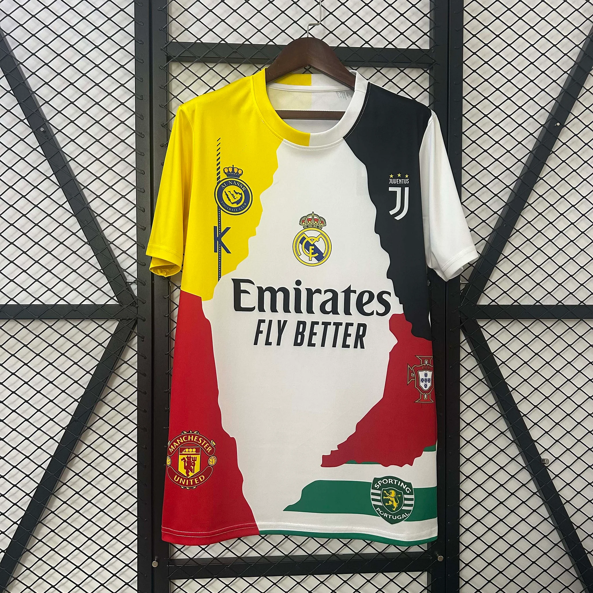 bb1bdac6e9c695ff6e6f921bbe88cc05.webp 2025/2026 Real Madrid Ronaldo Special Edition Football Shirt - Image 1