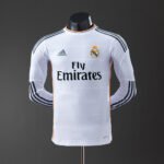 2013/2014 Retro  Real Madrid Home Player Version Long Sleeve Jersey