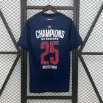 2024/2025 Psg Paris Saint-Germain Home UEFA Champions League Champion Football Shirt