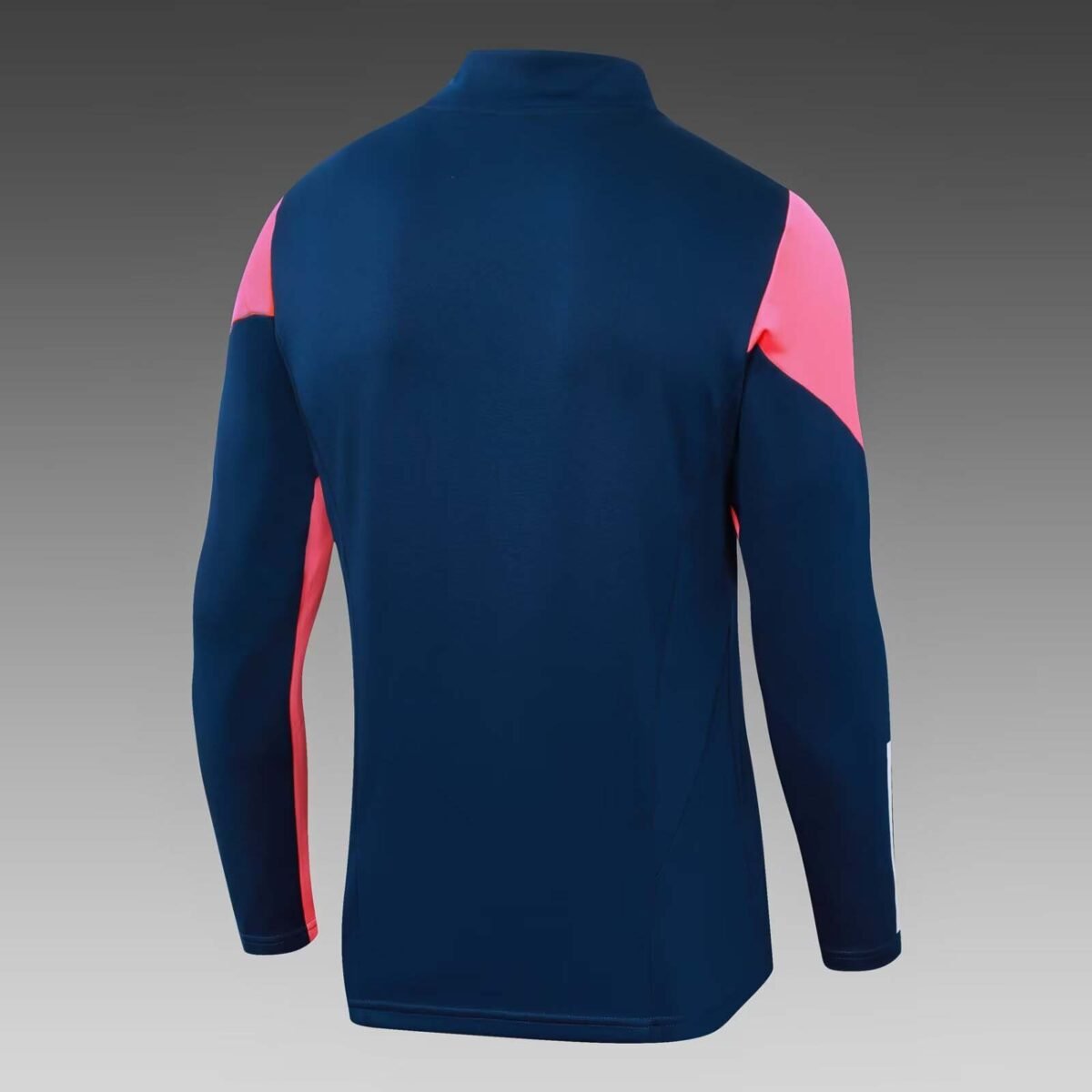 2023/2024 Lyon Half-Pull Training Suit Royal blue Football Shirt Set - Image 4
