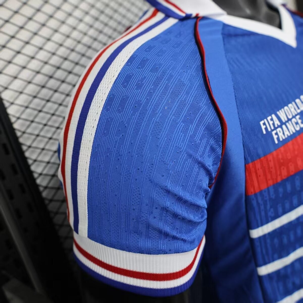 1998 Player Version Retro France Home Football Shirt - Image 6