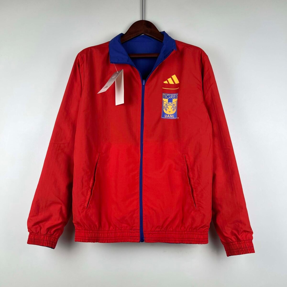 2023/2024 Tigres Reversible Windbreaker??Blue-red??Soccer Jersey - Image 9