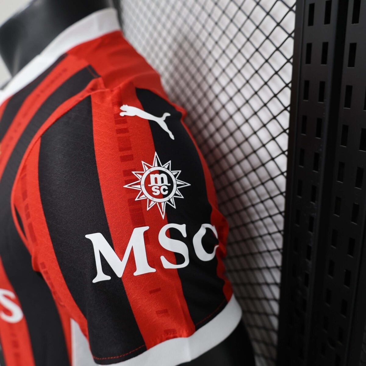 2024/2025 Player Version AC Milan Home Soccer Jersey - Image 7
