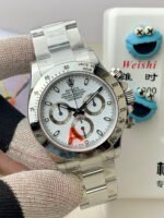 Rolex Cosmograph Daytona White Dial Steel Bezel (116520) DD4130 Movement - Image 3
