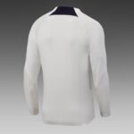 2023/2024 Psg Paris Saint-Germain Half-Pull Training Suit Off White Set - Image 4