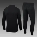 2023/2024 Manchester United Half-Pull Training Suit Black Football Shirt Set - Image 2