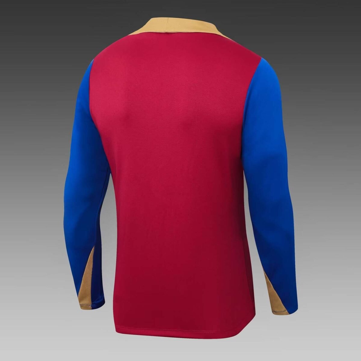 2023/2024 Barcelona Half-Pull Training Suit Red-blue Jersey Set - Image 4