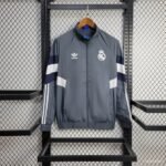 2025/2026 Real Madrid Jacket Grey Windbreaker Soccer Jersey