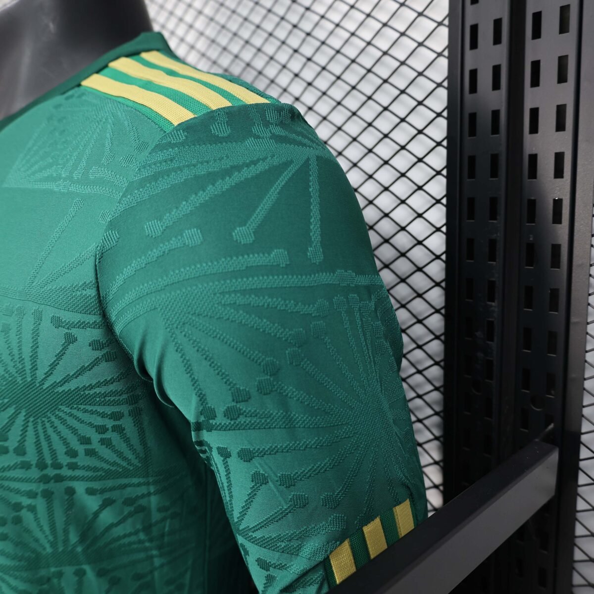 2025 Long Sleeve Player Version Mexico National Gold cup Version Green Football Shirt - Image 6