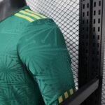 2025 Long Sleeve Player Version Mexico National Gold cup Version Green Football Shirt - Image 6