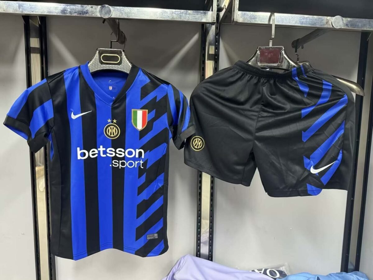 2024/2025 Internazionale Milan Home Football Jersey Kids Size - Image 3