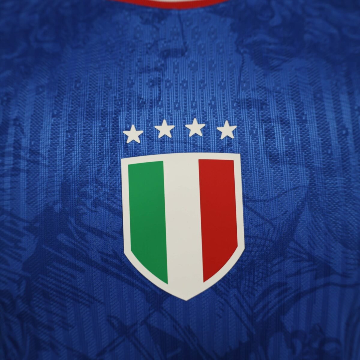 2025 Player Version Italy Training Wear Blue Football Shirt - Image 5