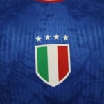 2025 Player Version Italy Training Wear Blue Football Shirt - Image 5