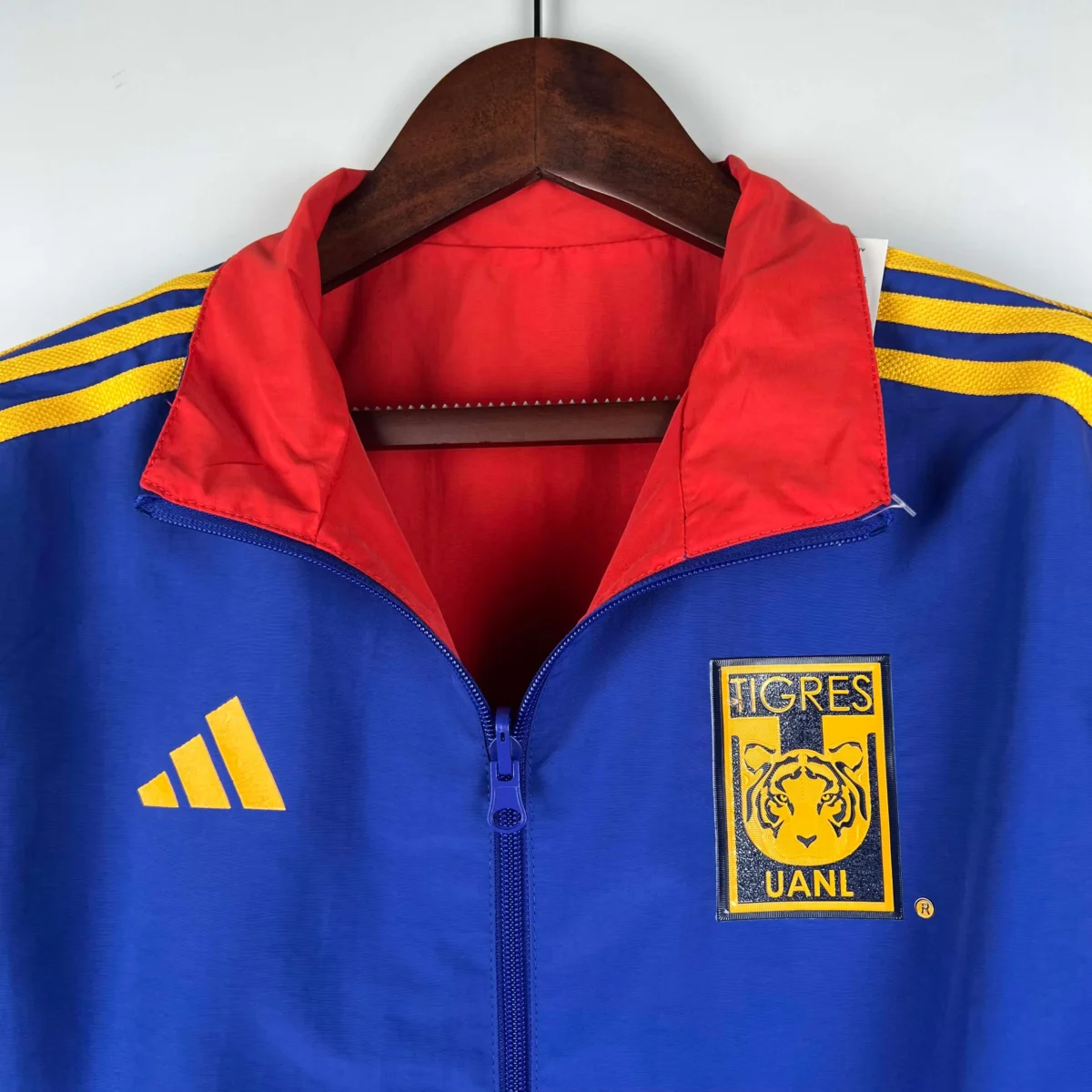 2023/2024 Tigres Reversible Windbreaker??Blue-red??Soccer Jersey - Image 4