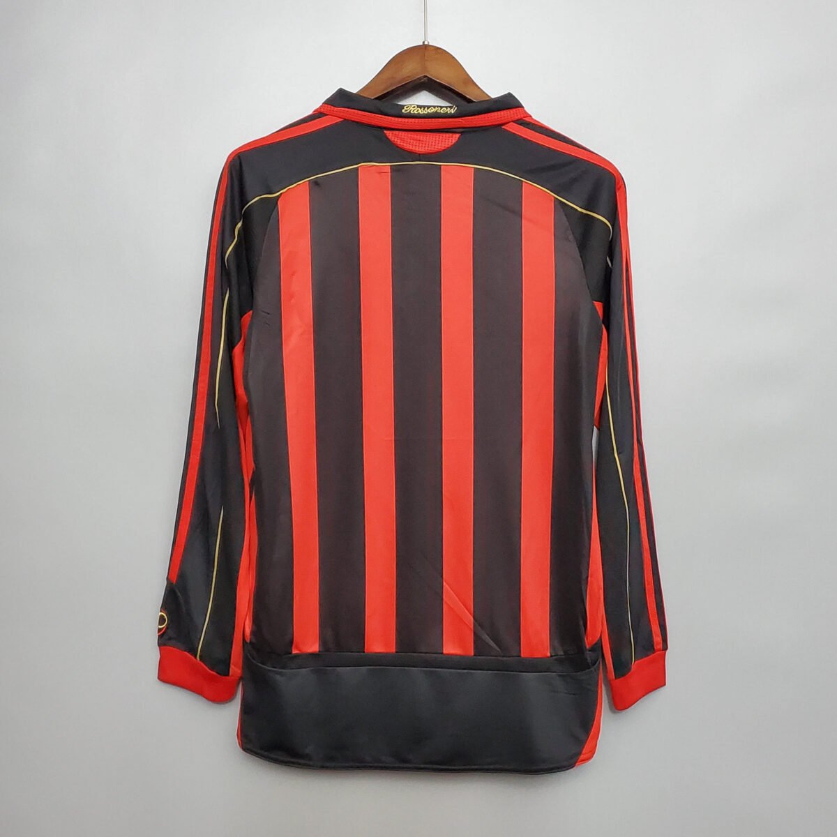 2006/2007 Retro Long Sleeve AC Milan Home Football Shirt - Image 2