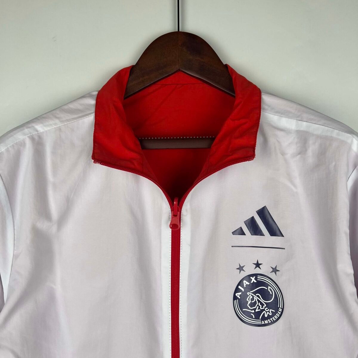 2023/2024 Ajax Reversible Windbreaker??Red-White??Soccer Jersey - Image 11