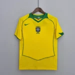 2004 Retro Brazil Home Soccer Jersey