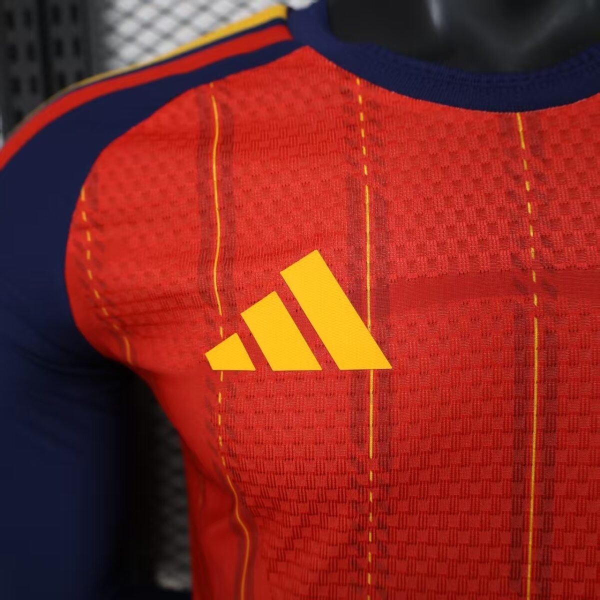 2026 Player Version Spain National Team Home long sleeves Football Shirt - Image 4
