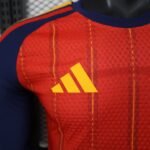 2026 Player Version Spain National Team Home long sleeves Football Shirt - Image 4