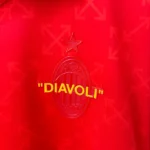 2024/2025 AC Milan Fourth Away Red Soccer Jersey - Image 10