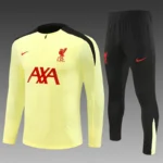 2025/2026 Liverpool Yellow Half-Pull Training Suit  Set
