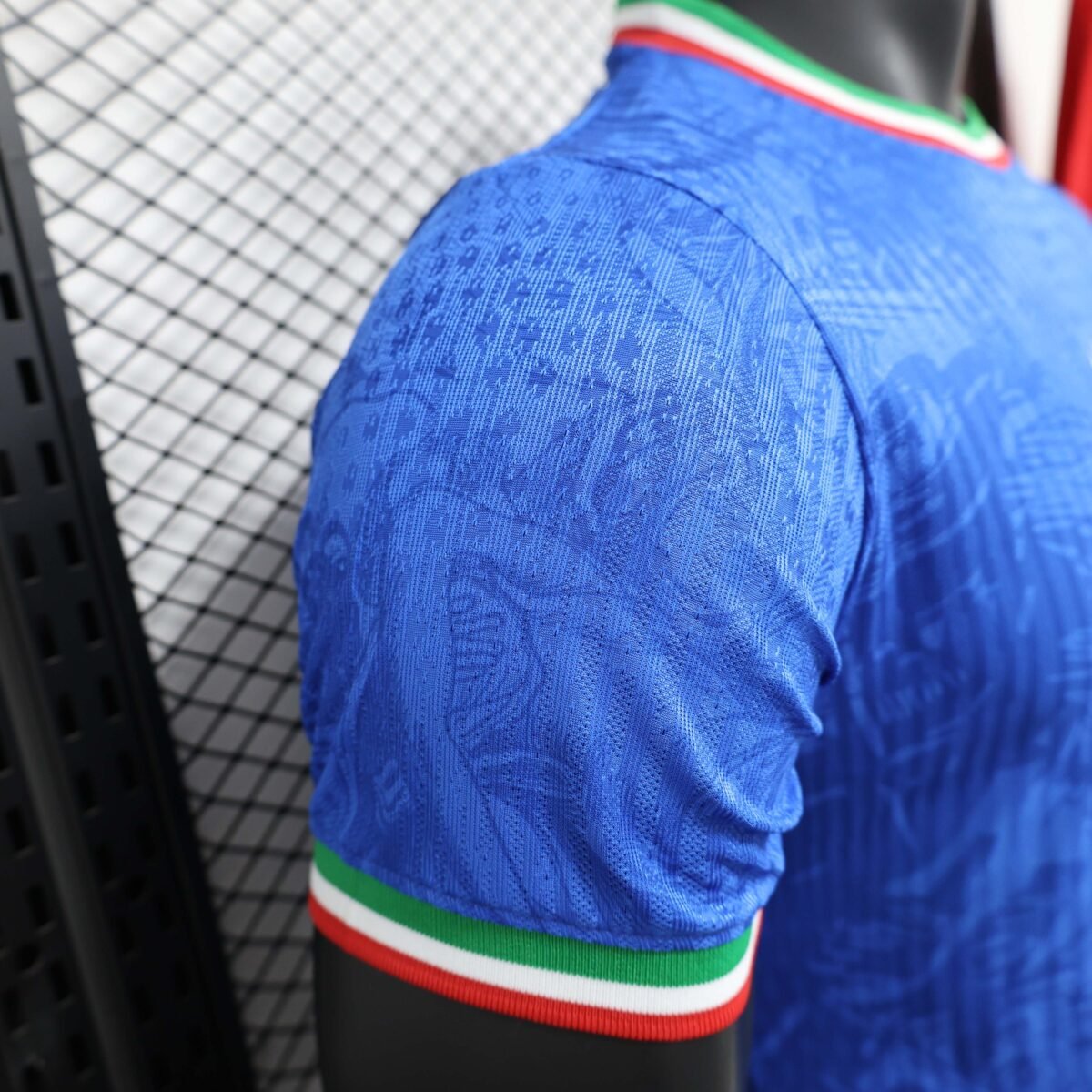 2025 Player Version Italy Training Wear Blue Football Shirt - Image 3