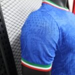 2025 Player Version Italy Training Wear Blue Football Shirt - Image 3