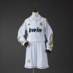 2011/2012 Retro Real Madrid Home Long-Sleeve Jersey  Kids Size