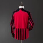 2007/2008 Retro Long Sleeve AC Milan Home Football Shirt - Image 2