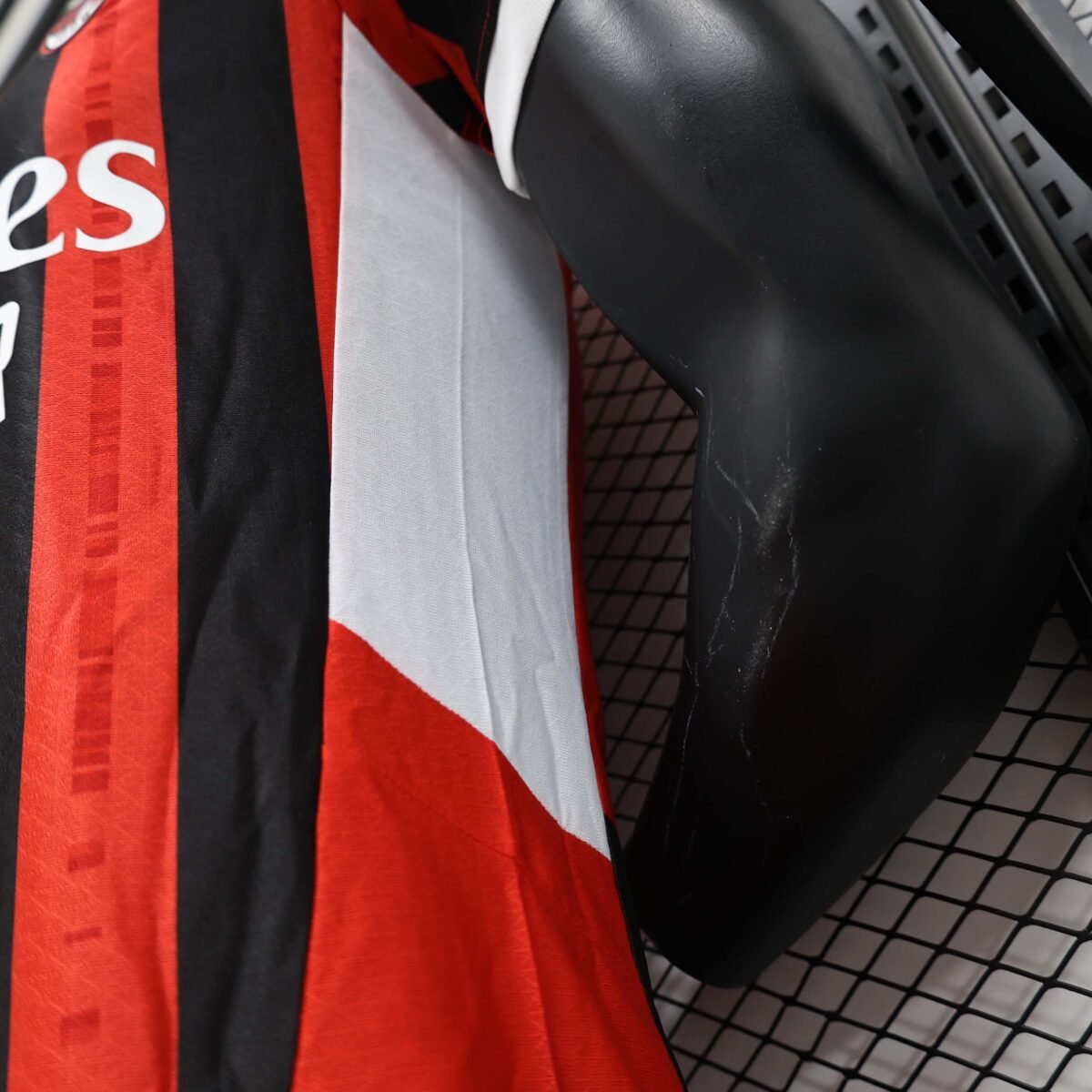 2024/2025 Player Version AC Milan Home Soccer Jersey - Image 8