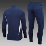 2023 Italy Half-Pull Training Suit Royal Blue Soccer Shirt Set - Image 2