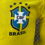 2026 Long sleeves Player Version Brazil Home Football Jersey - Image 3