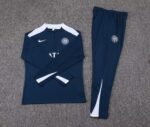 2025/2026 Internazionale Milan Half-Pull Training Suit Royal Blue Football Jersey - Image 7