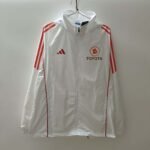 2024/2025 Roma Windbreaker White Soccer Jersey