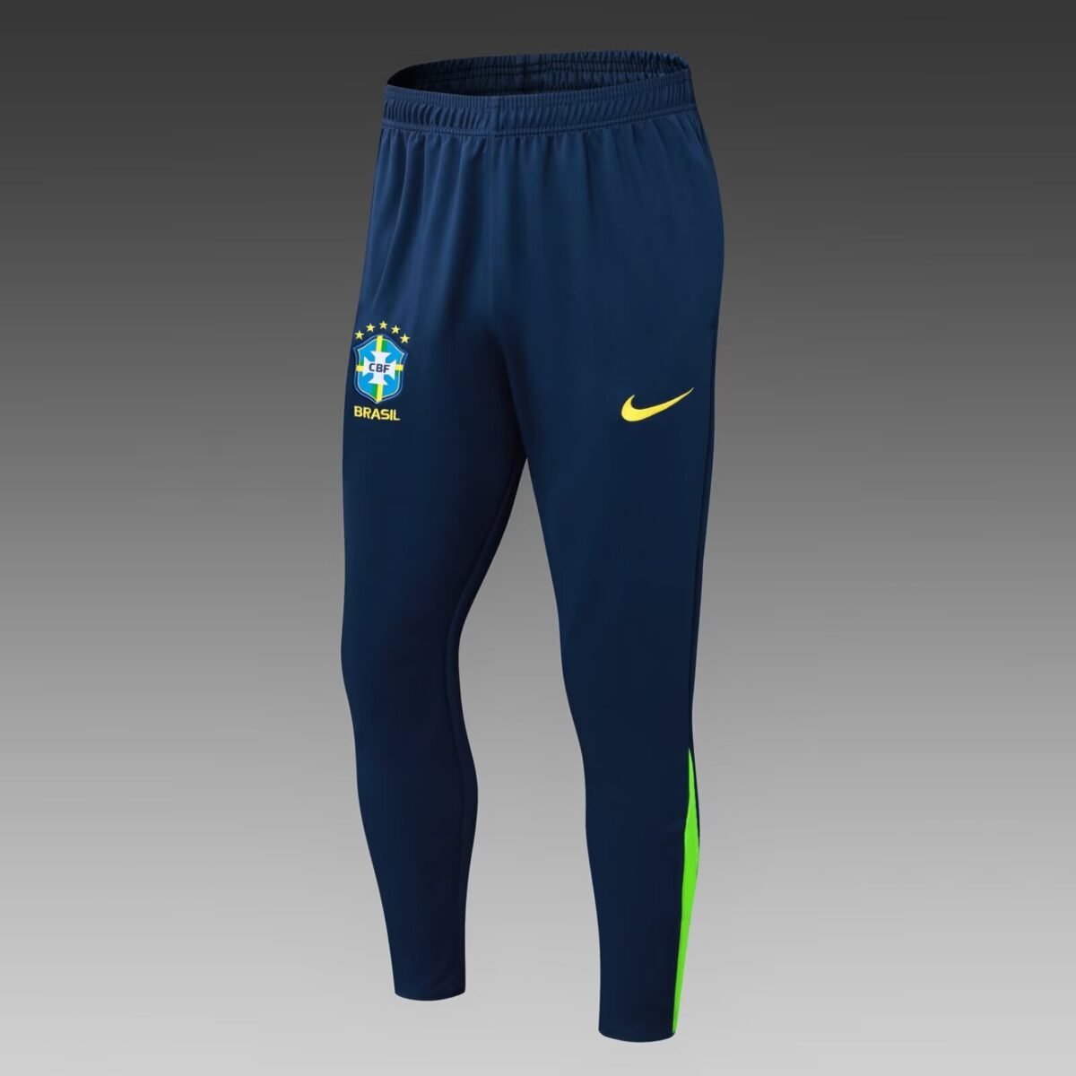 2025 Brazil Half-Pull Training Suit Royal Blue Football Shirt Set - Image 5
