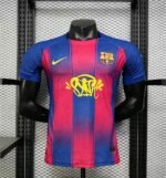 2025/2026 Player Version Barcelona X Central Cee Home Football Shirt