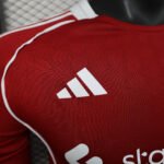 2025/2026 Player Version Long Sleeve Liverpool Home Football Shirt - Image 4