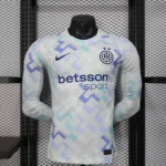2025-2026 Long Sleeve Player Version Inter Milan Away Football Shirt