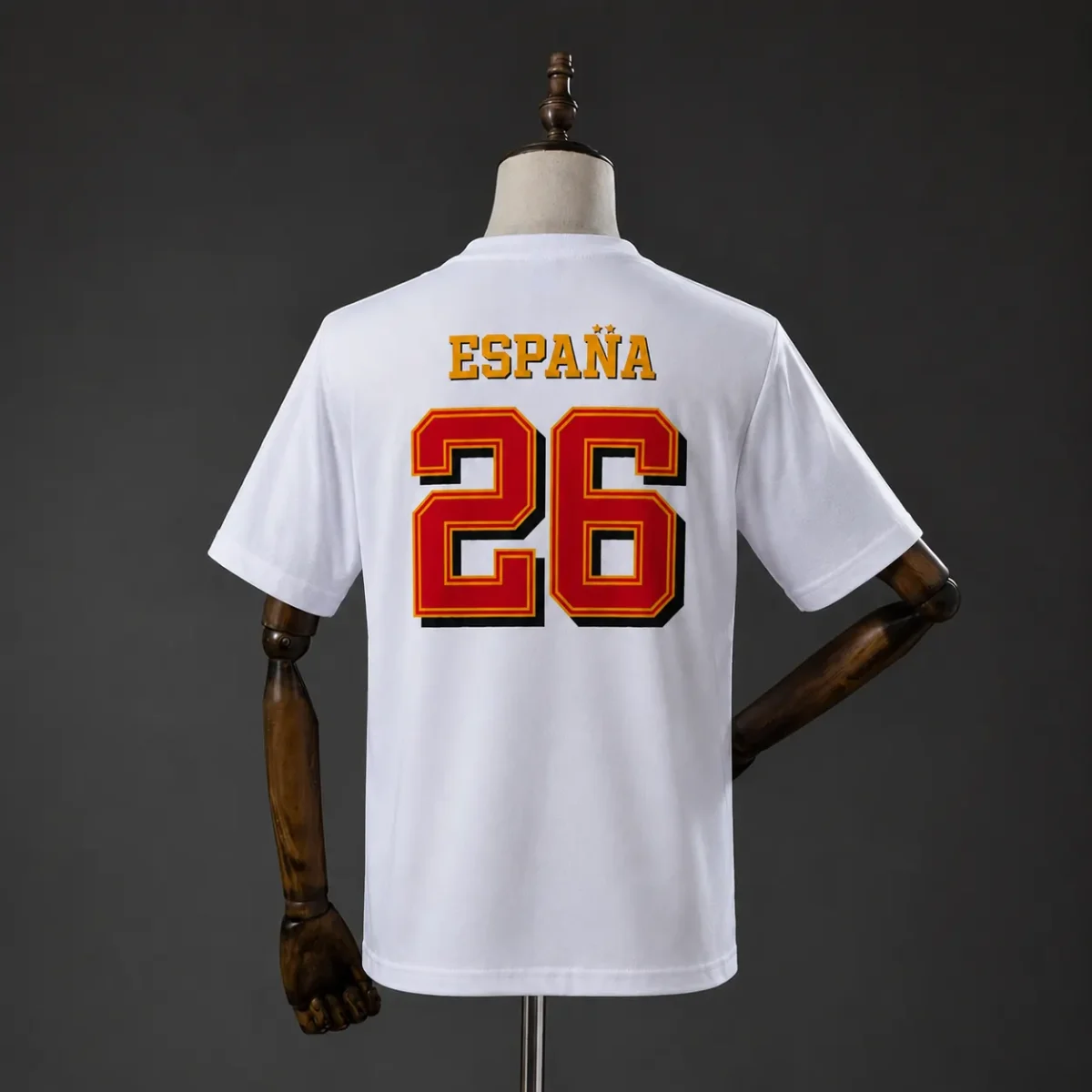 2026 Spain "We Are Champions" T-Shirt White -Champions Cup - Image 2