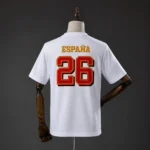 2026 Spain "We Are Champions" T-Shirt White -Champions Cup - Image 2