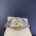 Rolex Datejust 41mm Two-Tone Yellow Gold Champagne Sunburst Dial Fluted Bezel Oyster Bracelet (126333) DD3235 Movement - Image 8