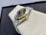 Rolex Datejust 41mm Two-Tone Yellow Gold Green Dial Fluted Bezel Jubilee Bracelet (126333) DD3235 Movement - Image 6