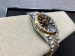 Rolex Datejust 41mm Two-Tone Yellow Gold Green Dial Fluted Bezel Jubilee Bracelet (126333) DD3235 Movement - Image 7