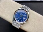 Rolex Datejust 41mm Blue Sunburst Dial Smooth Bezel Jubilee Bracelet (126300) DD3235 Movement - Image 5