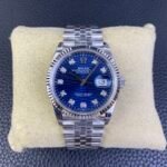 Rolex Datejust 36mm Blue Fluted Motif Diamond Dial Jubilee Bracelet (126234) DD3235 Movement - Image 2