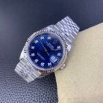 Rolex Datejust 36mm Blue Fluted Motif Diamond Dial Jubilee Bracelet (126234) DD3235 Movement - Image 6