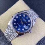 Rolex Datejust 36mm Blue Fluted Motif Diamond Dial Jubilee Bracelet (126234) DD3235 Movement - Image 7