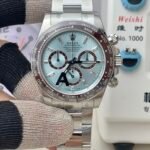 Rolex Cosmograph Daytona ??Platona?? Ice Blue Baguette Diamond Dial (126506) DD4131 Movement