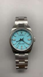 Rolex Oyster Perpetual 36mm Turquoise ??Tiffany?? Blue Dial Smooth Bezel Oyster Bracelet (126000) DD3230 Movement