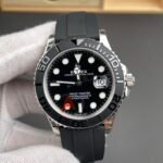 Rolex Yacht-Master 42mm White Gold Black Dial Ceramic Bezel Oysterflex Strap (226659) DD3235 Movement